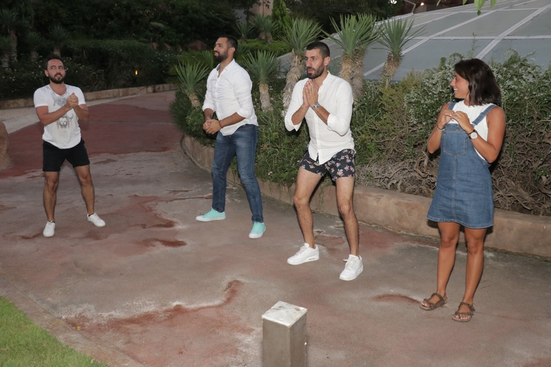 Gathering around the pool at Hilton Beirut Habtoor Grand